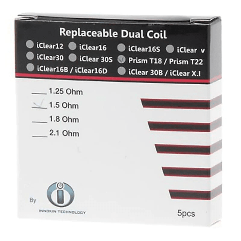 Innokin - T18/T22 Replacement Coils (5 Pack) - Vapoureyes
