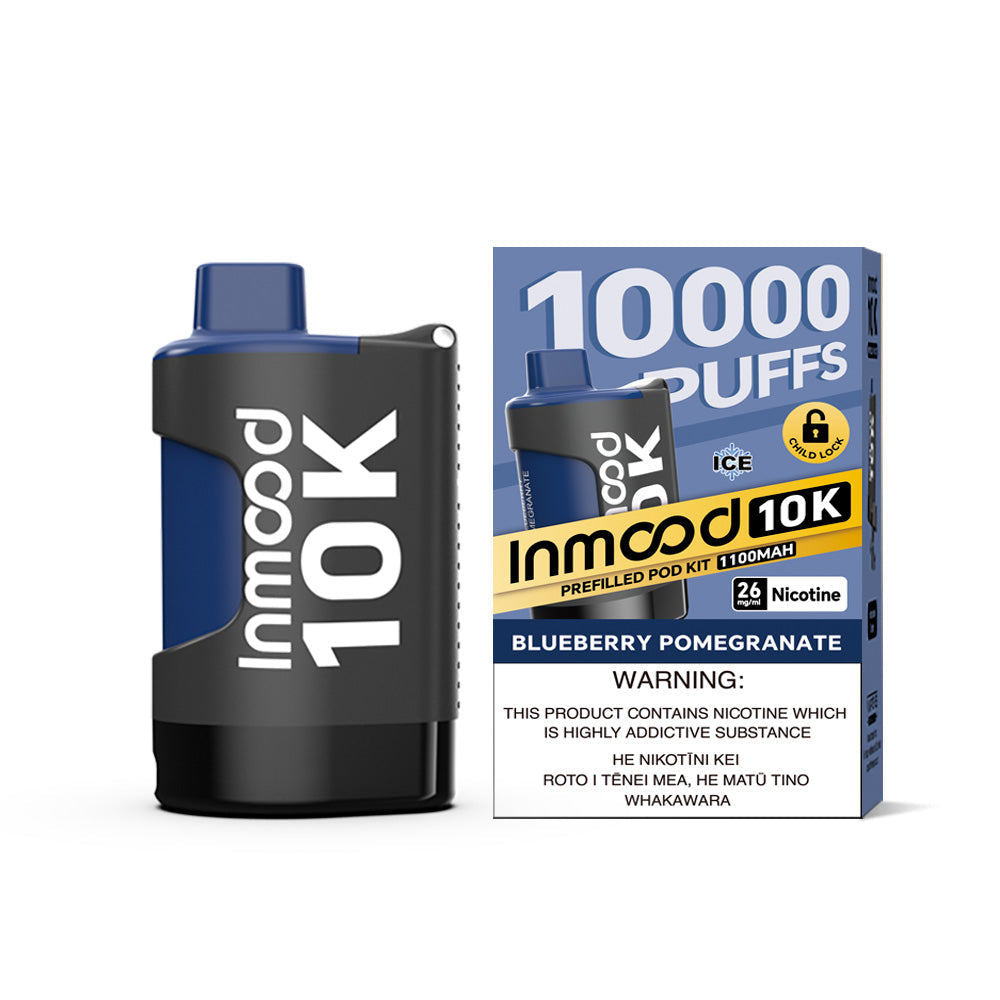 Inmood 10K Prefilled Pod Kit - Blueberry Pomegranate