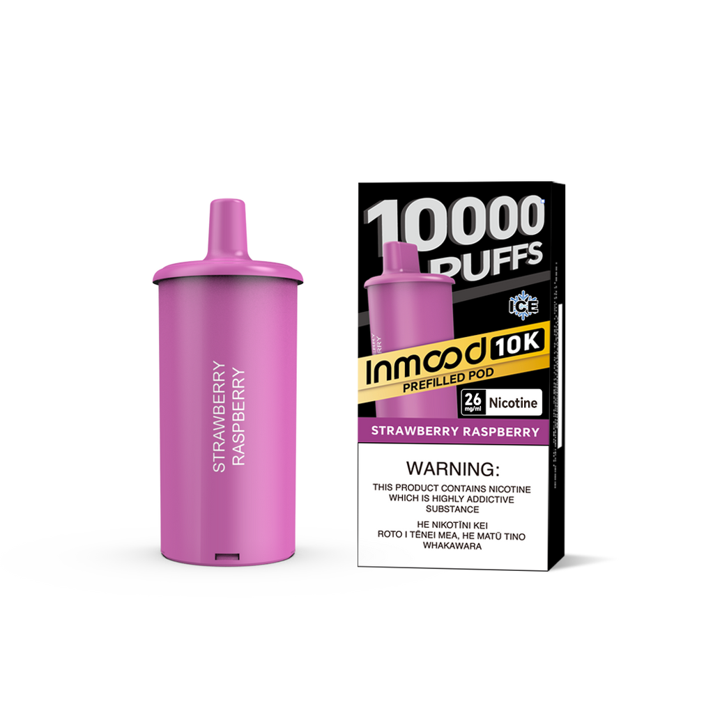 Inmood 10K Prefilled Pod - Strawberry Raspberry