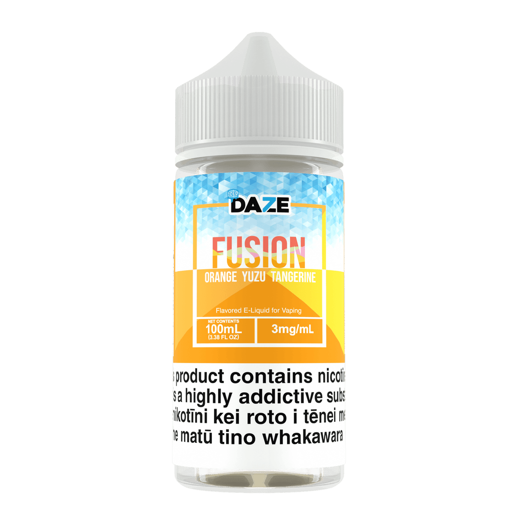 7DAZE Fusion Iced - Orange Yuzu Tangerine - Vapoureyes