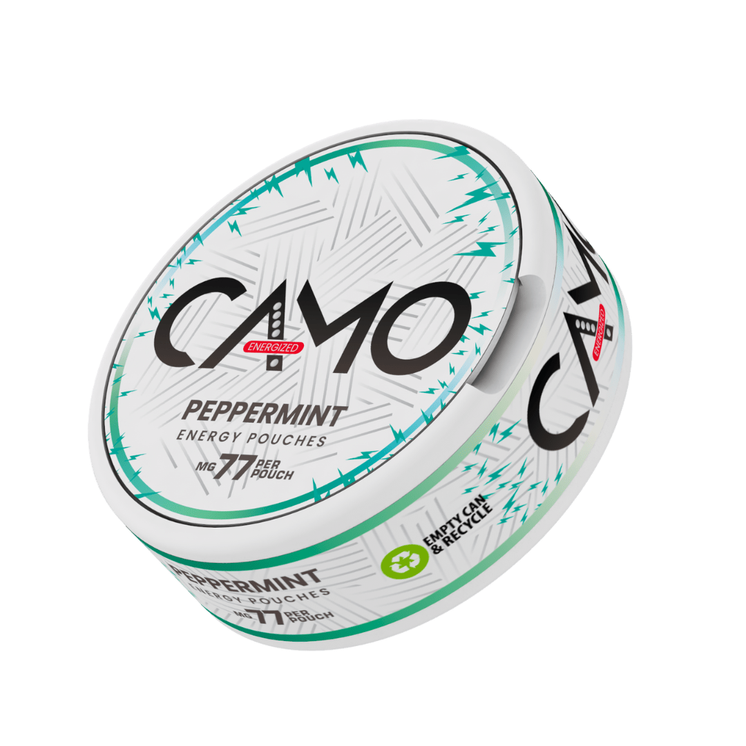 CAMO - Peppermint flavoured Caffeine Pouches - 77mg