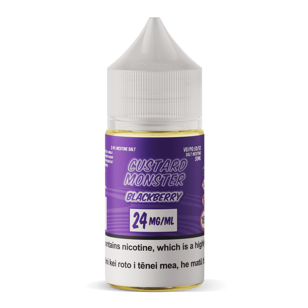 Custard Monster Salt - Blackberry - Vapoureyes