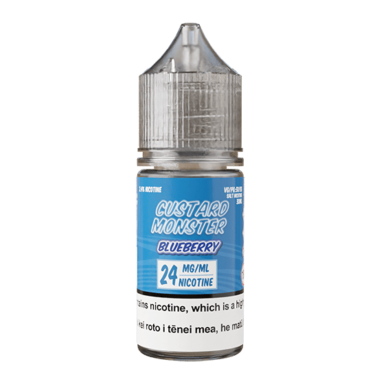 Custard Monster Salt - Blueberry - Vapoureyes NZ
