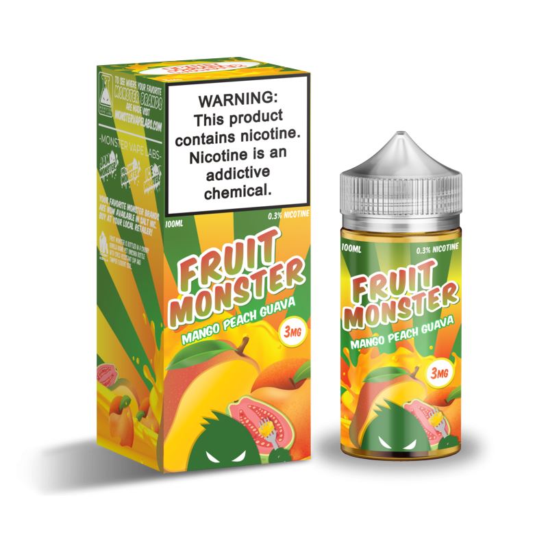 Fruit Monster - Mango Peach Guava - Vapoureyes