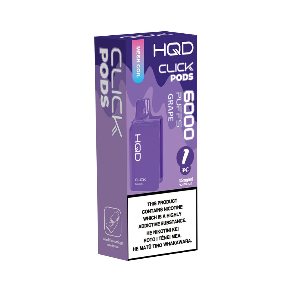 HQD Click Pod - Grape - Vapoureyes