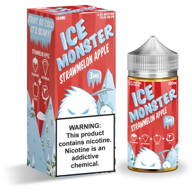 Ice Monster - Strawmelon Apple - Vapoureyes