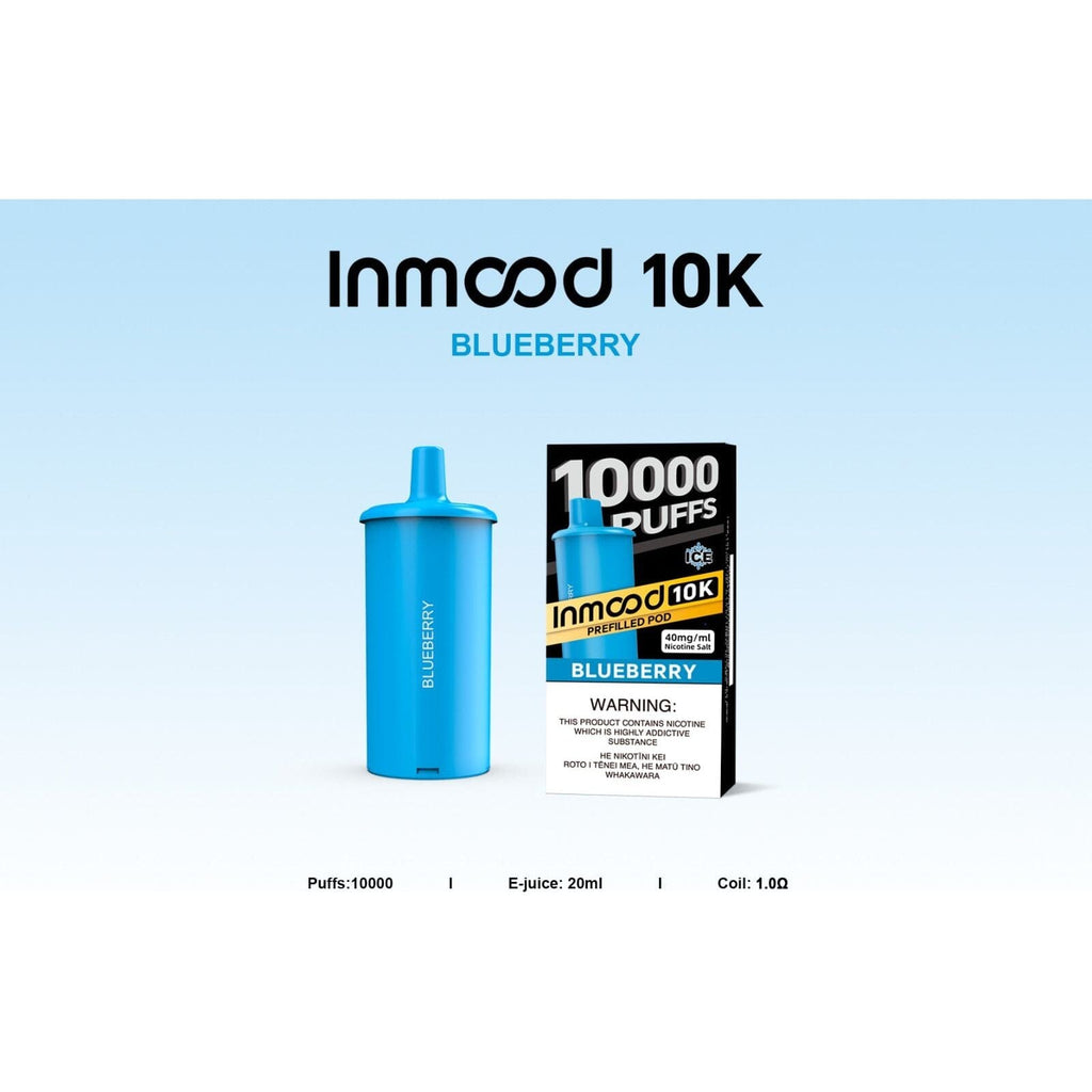 Inmood 10K Prefilled Pod - Blueberry - Vapoureyes