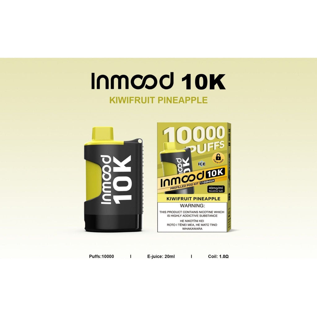 Inmood 10K Prefilled Pod Kit - Kiwifruit Pineapple - Vapoureyes