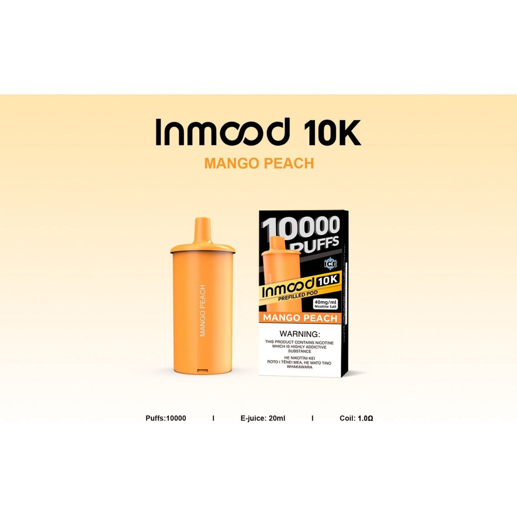 Inmood 10K Prefilled Pod - Mango Peach - Vapoureyes