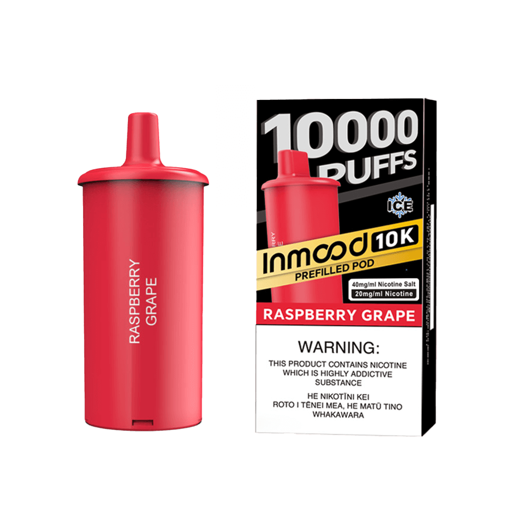 Inmood 10K Prefilled Pod - Raspberry Grape - Vapoureyes