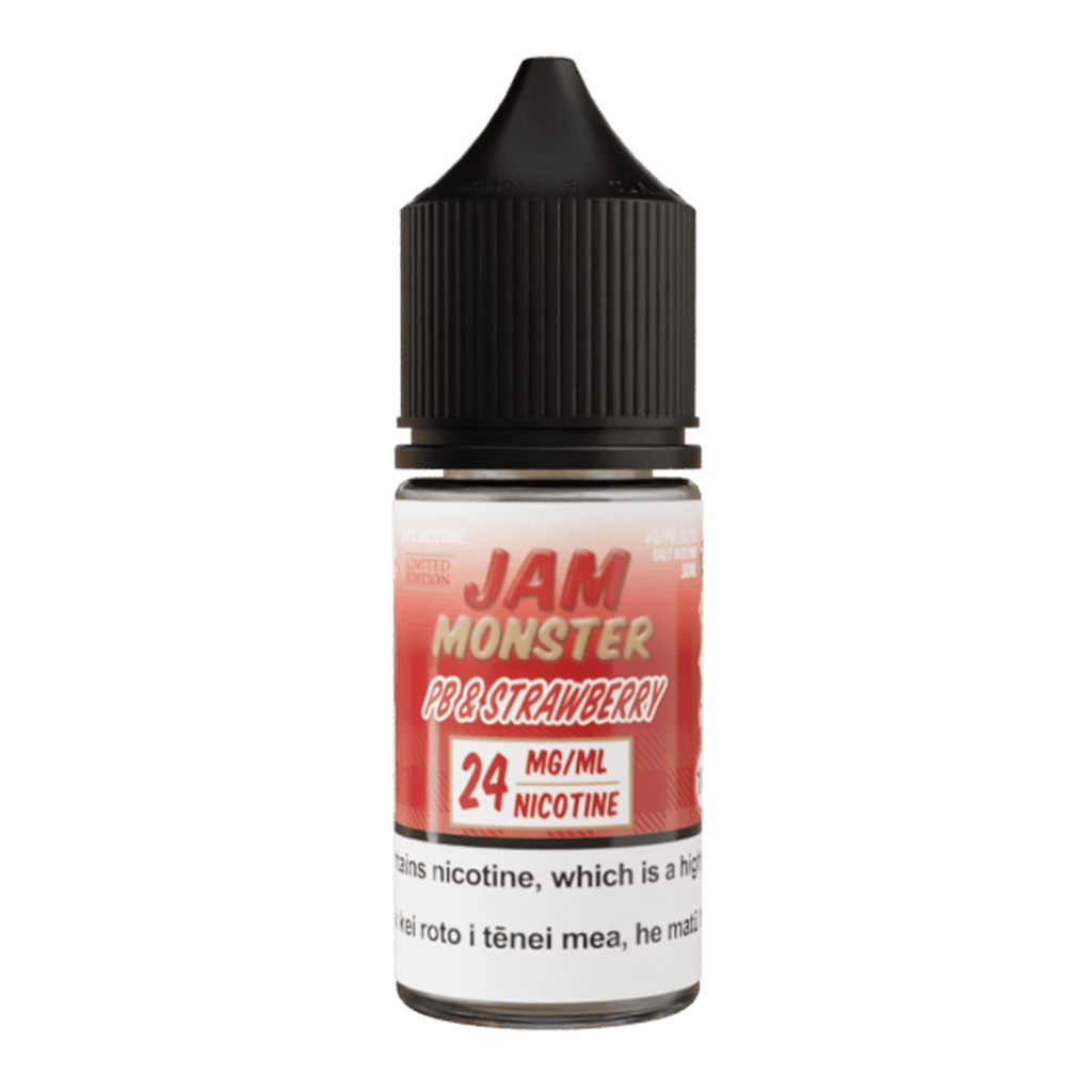 PB & Jam Monster Salt - Strawberry - Vapoureyes NZ