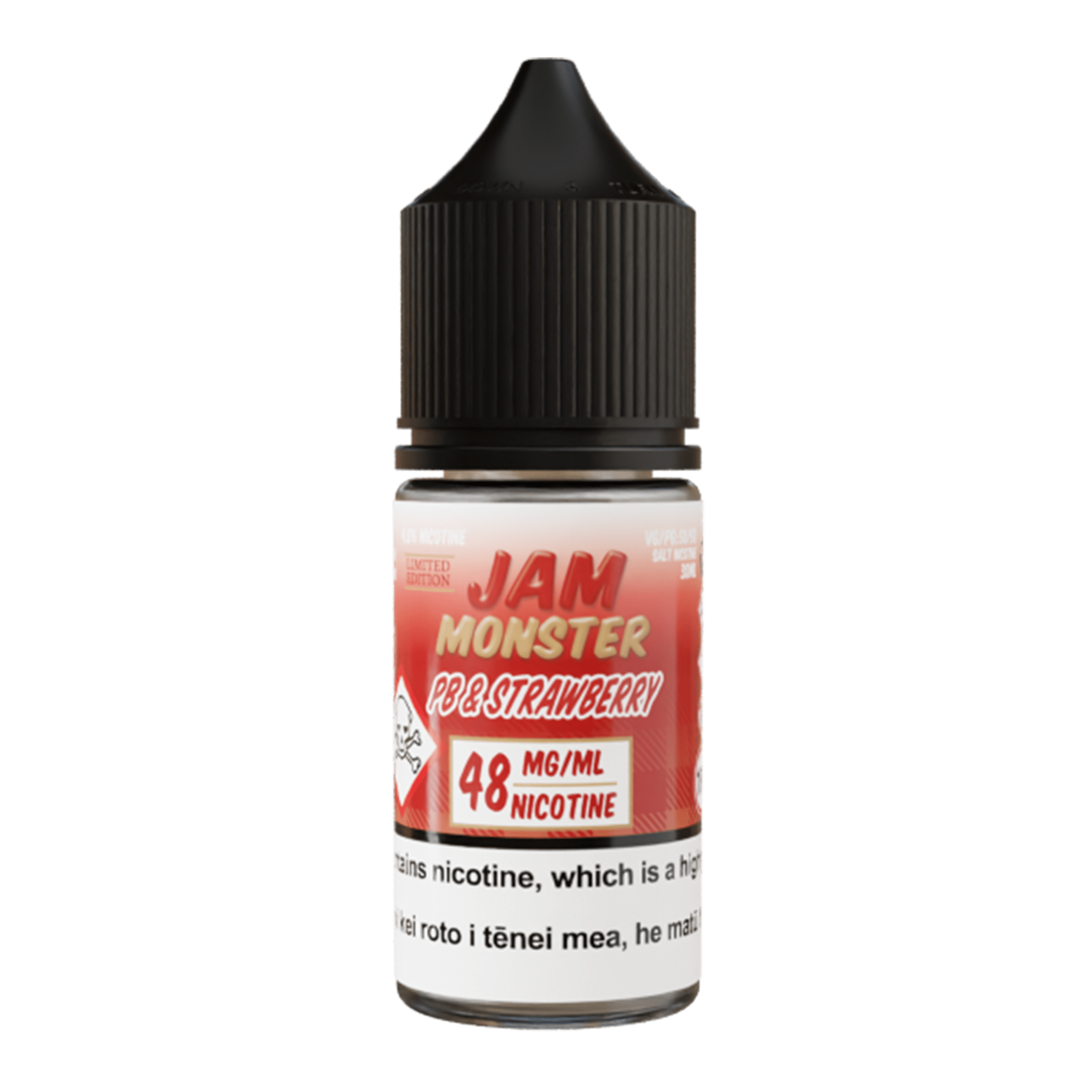 PB & Jam Monster Salt - Strawberry - Vapoureyes NZ