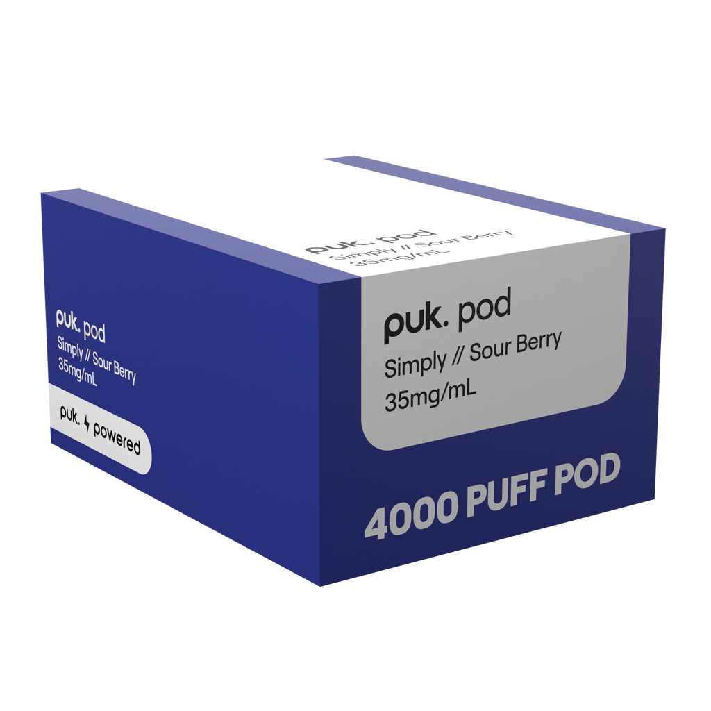 Simply - puk. Pod Carton - Sour Berry