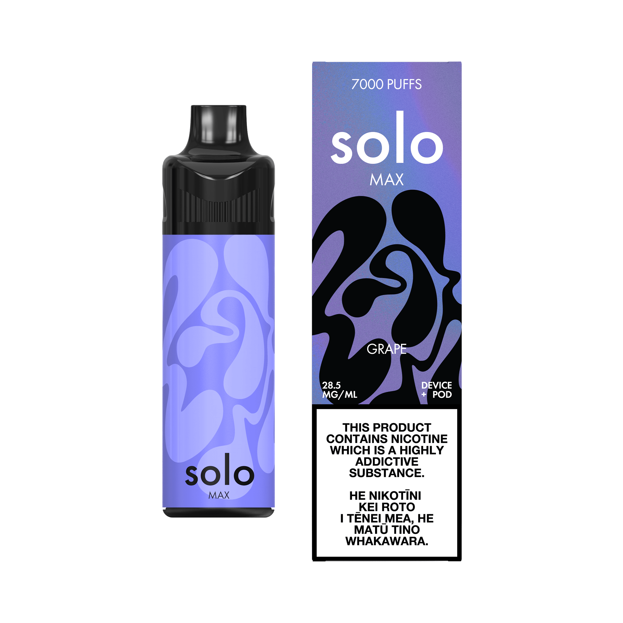 solo MAX Pod Kit - Grape The Vape Shop solo MAX Pod Kit - Grape The Vape Shop