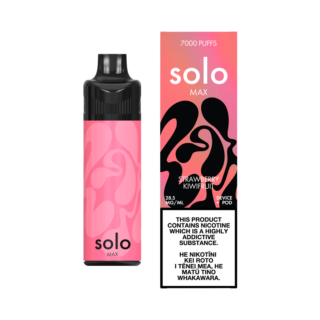 solo MAX Pod Kit (7000 Puffs) - Strawberry Kiwifruit - Vapoureyes