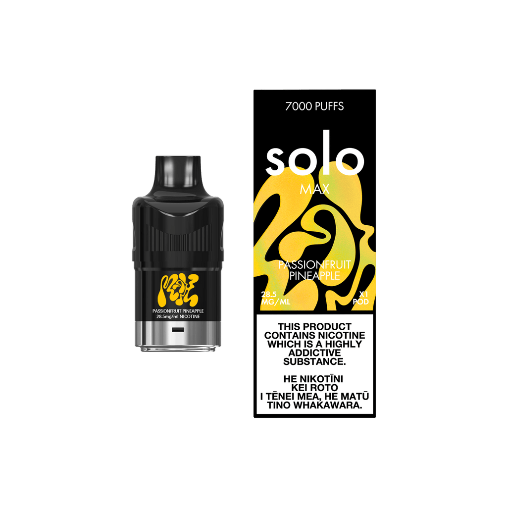 solo MAX Pod - Passionfruit Pineapple - Vapoureyes