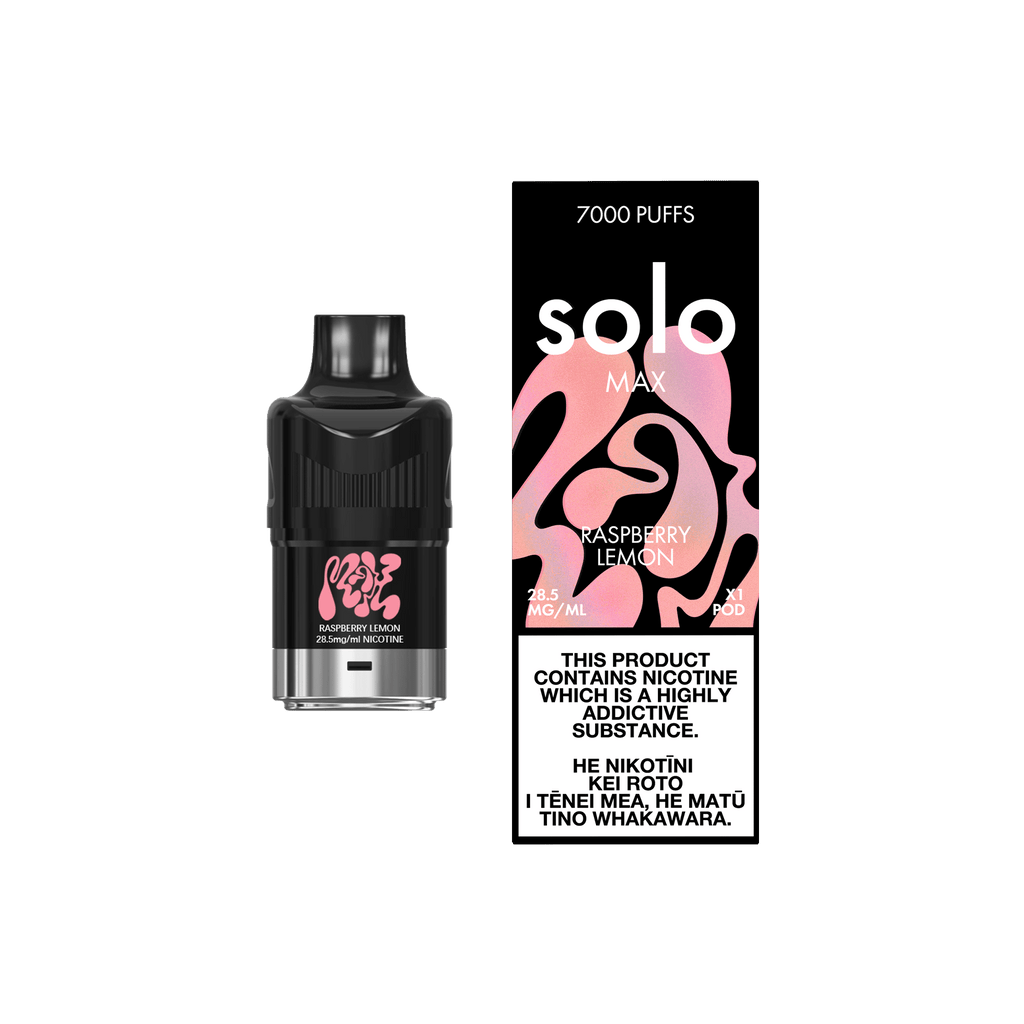 solo MAX Pod - Raspberry Lemon - Vapoureyes