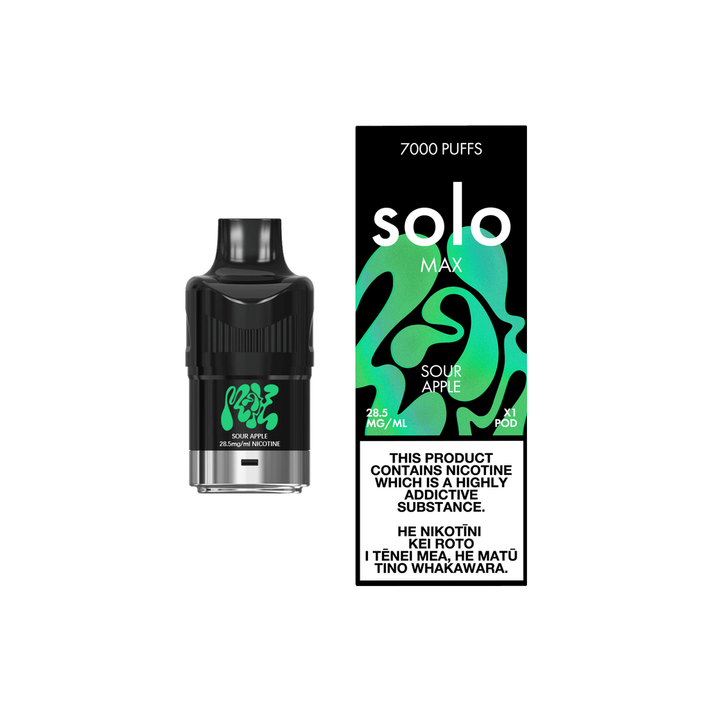 solo MAX Pod - Sour Apple - Vapoureyes