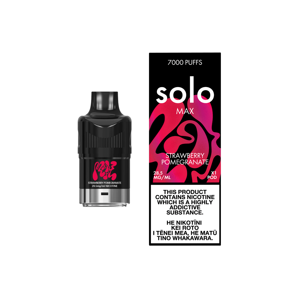 solo MAX Pod - Strawberry Pomegranate - Vapoureyes