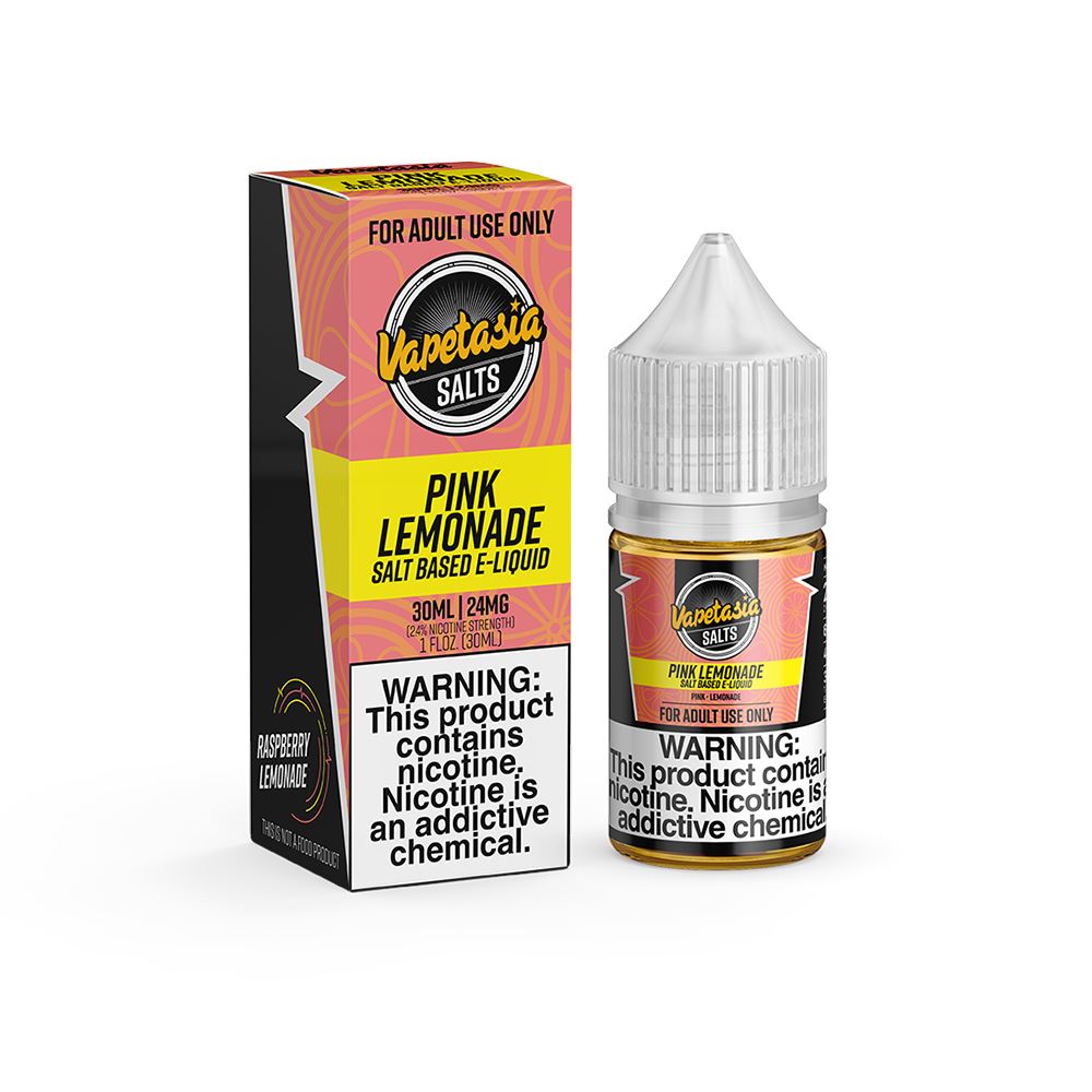 Vapetasia Lemonade Salts - Raspberry Lemon - Vapoureyes NZ