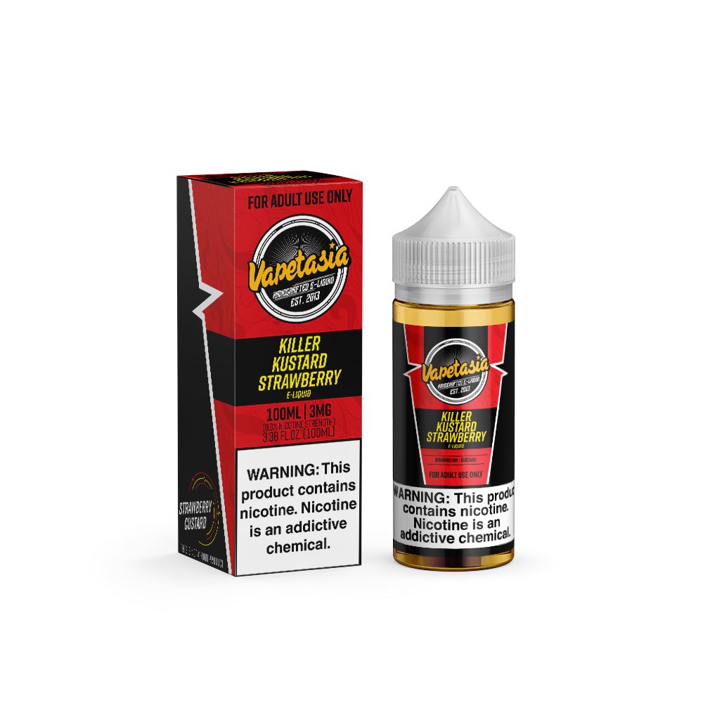 Vapetasia - Killer Kustard Strawberry - Vapoureyes