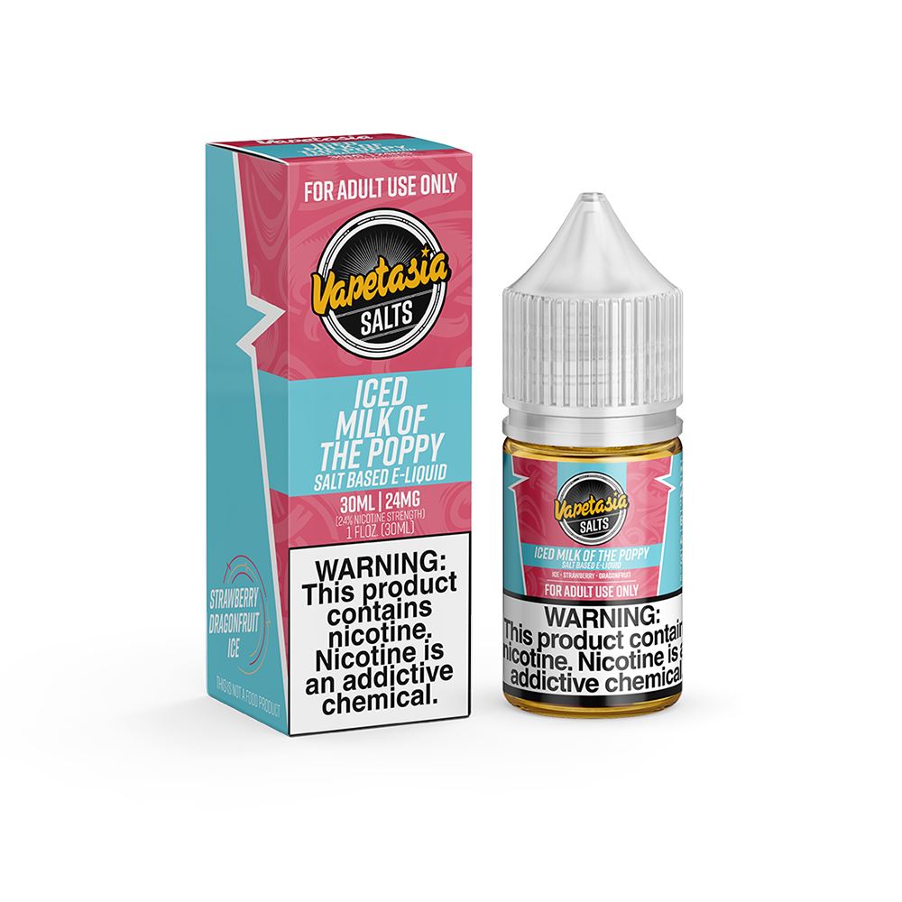 Vapetasia Iced Salts - Strawberry Cream - Vapoureyes NZ