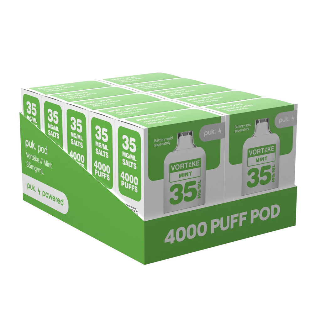 Vorteke - puk. Pod Carton - Mint - Vapoureyes