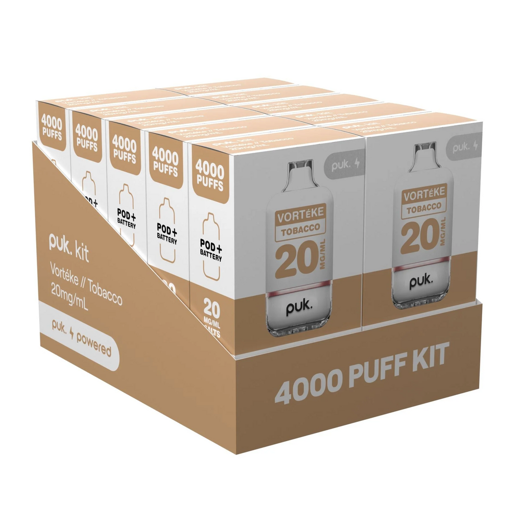 Vorteke - puk. Pod Kit Carton - Tobacco