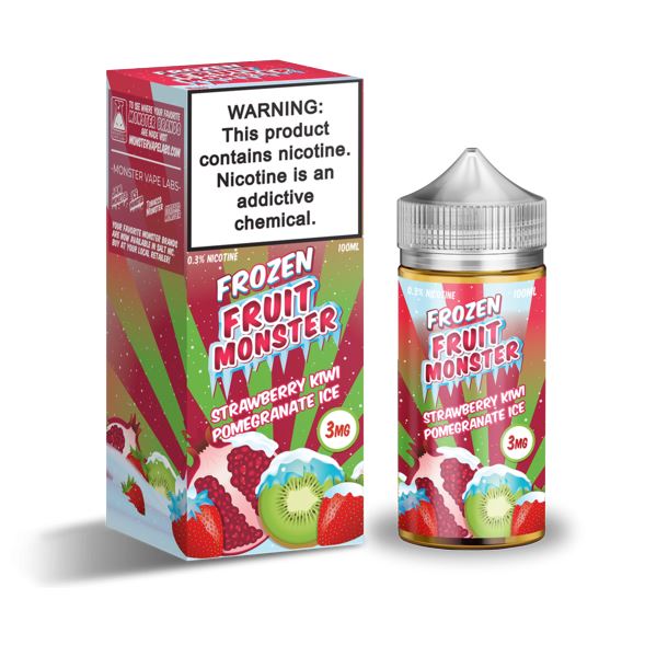Frozen Fruit Monster - Strawberry Kiwi Pomegranate Ice - Vapoureyes